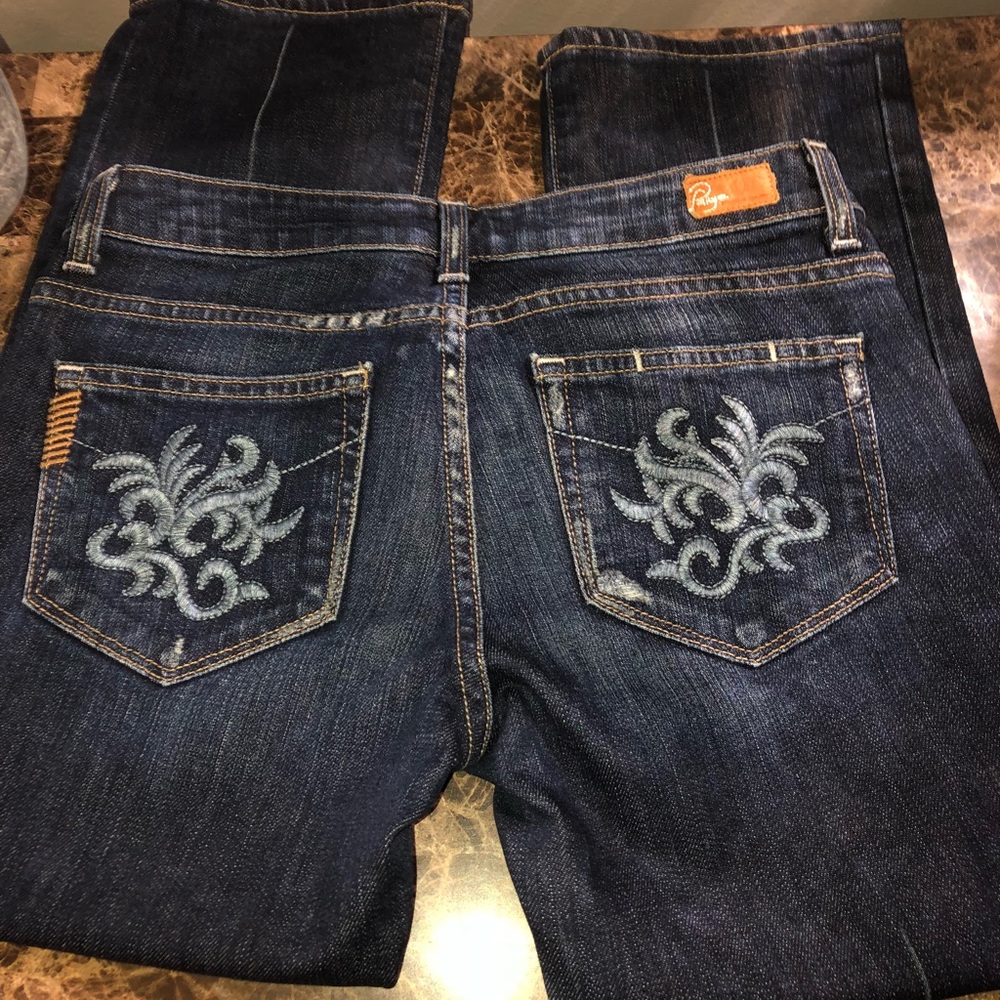 Paige Premium Crop/Capri Laurel Creek size 27